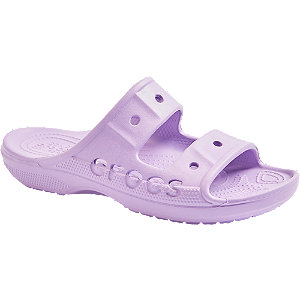 Fialové pantofle Crocs