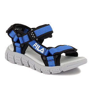 Modré sandále na suchý zips Fila