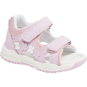 Růžové dětské sandály na suchý zip Cupcake Couture