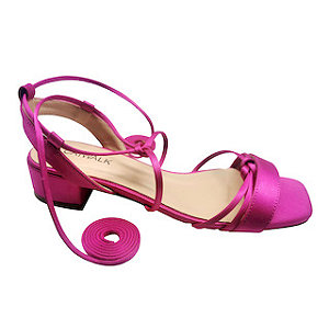 Ružové sandále na podpätku Catwalk