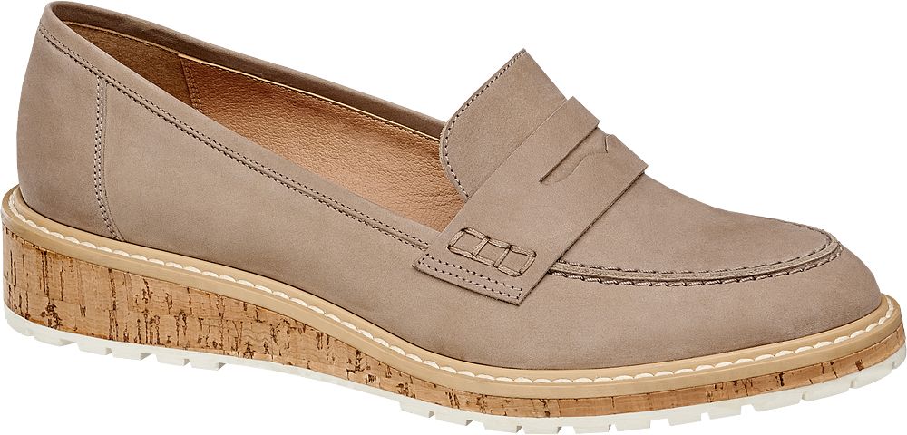 5th Avenue Bej Deri Loafer