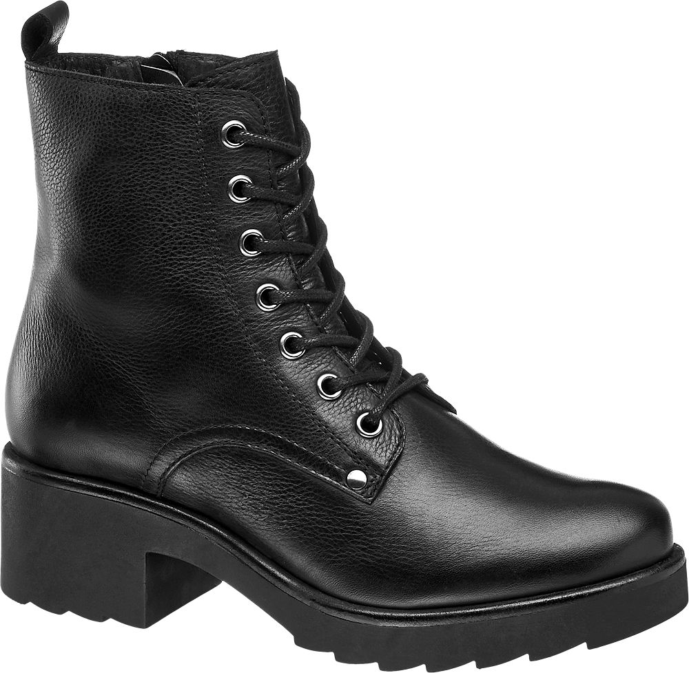 Botki damskie 5th Avenue czarne