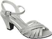 deichmann silver shoes