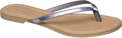 Graceland Ezüst színű lábujjközi papucs