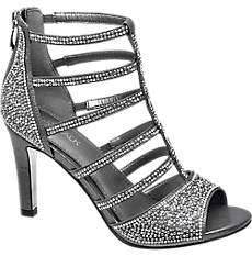 deichmann silver shoes