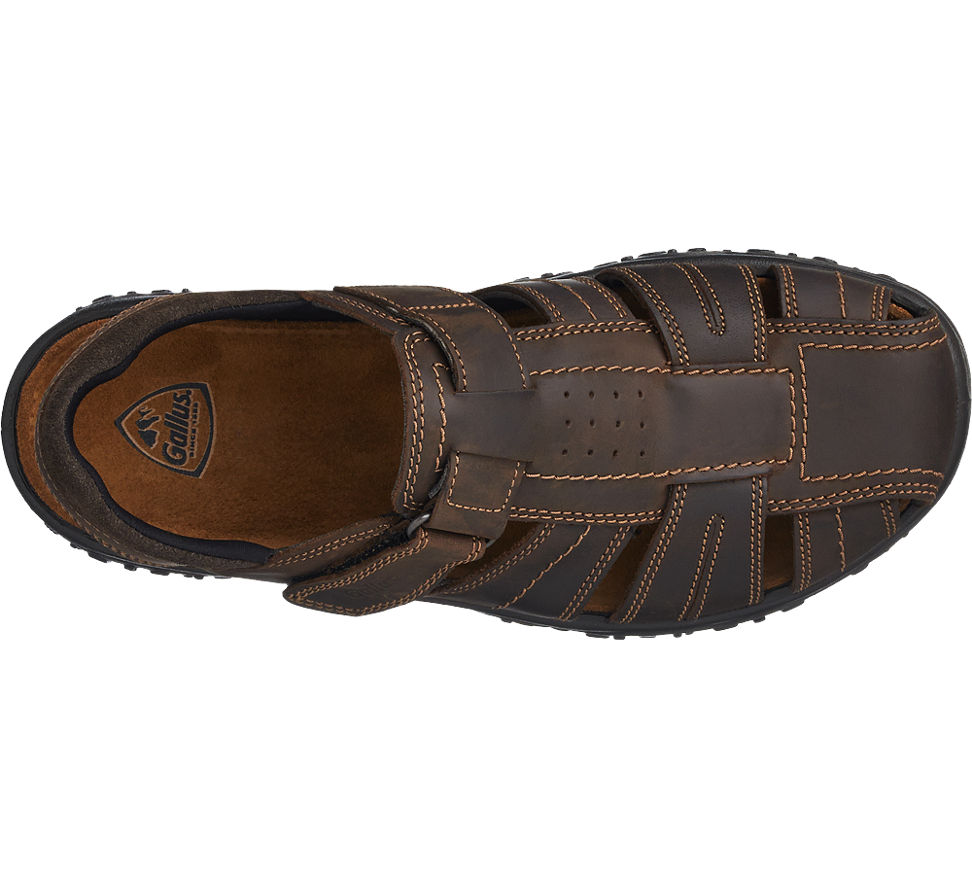 Deichmann Gallus Herren Trekking Sandale Weite G 1/2 normalweit braun Neu eBay
