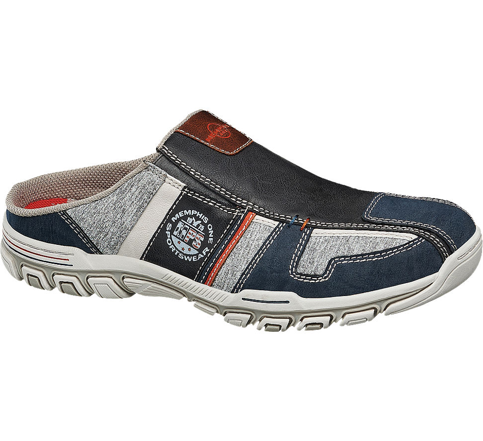 Deichmann Memphis One Herren Slipper blau Neu eBay