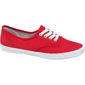 tenisówki damskie Free & Fun czerwony - Deichmann tenisówki damskie Free & Fun czerwony - Deichmann