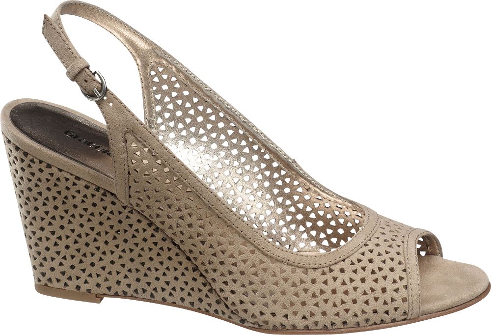 Peeptoe met sleehak