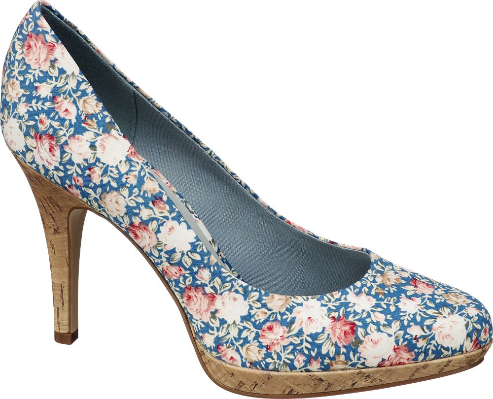 Plateau pump (bloemenprint) Graceland