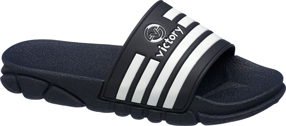 Victory badslipper blauw