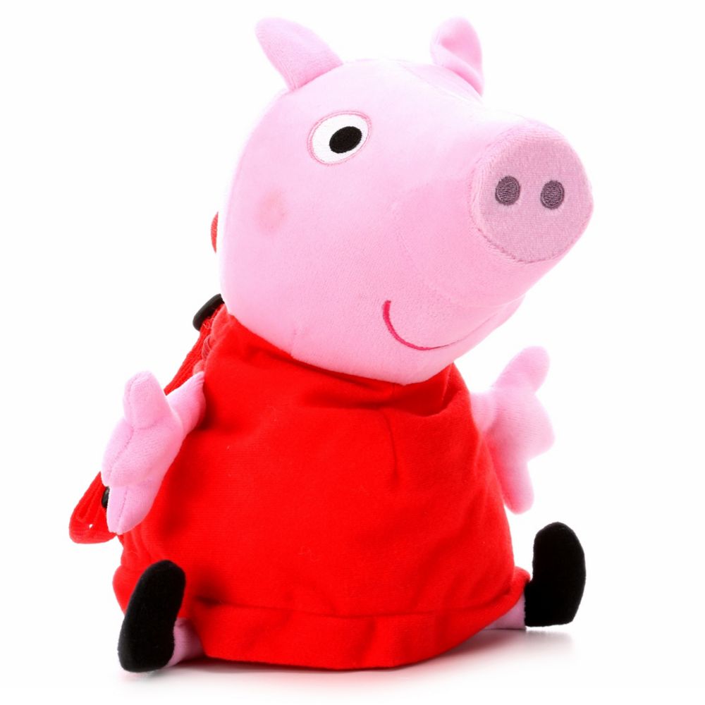 pink plush backpack