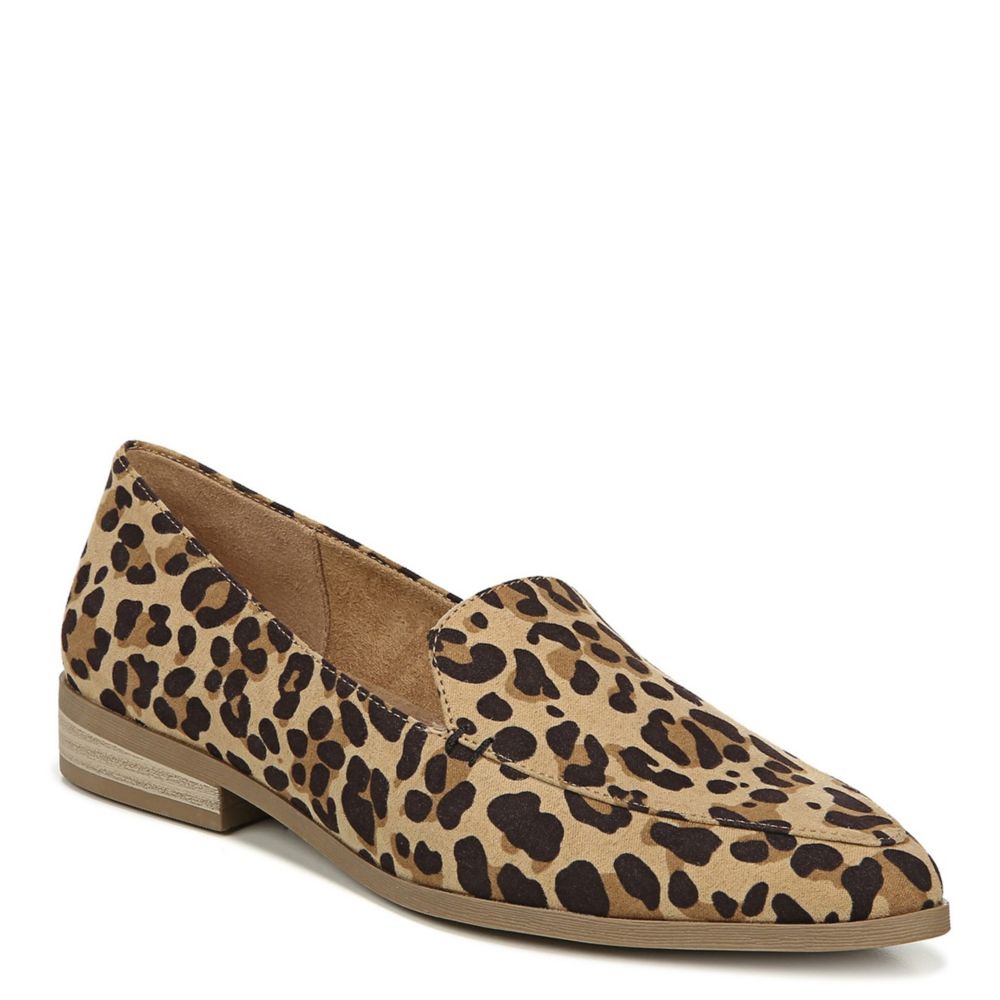 dr scholl's leopard loafer