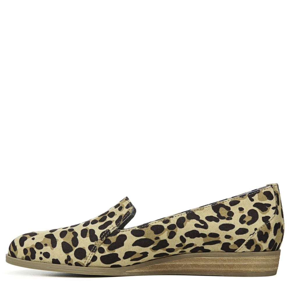 dr scholl's leopard loafer