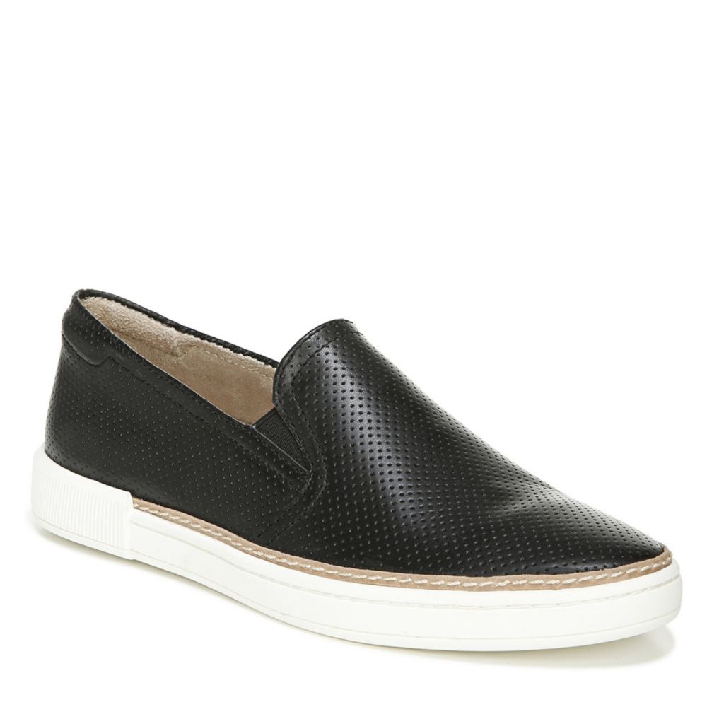 naturalizer black slip on sneakers