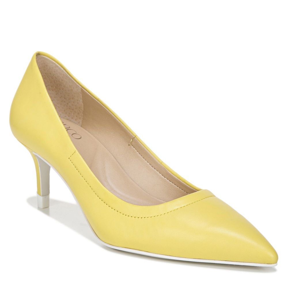 franco sarto yellow shoes