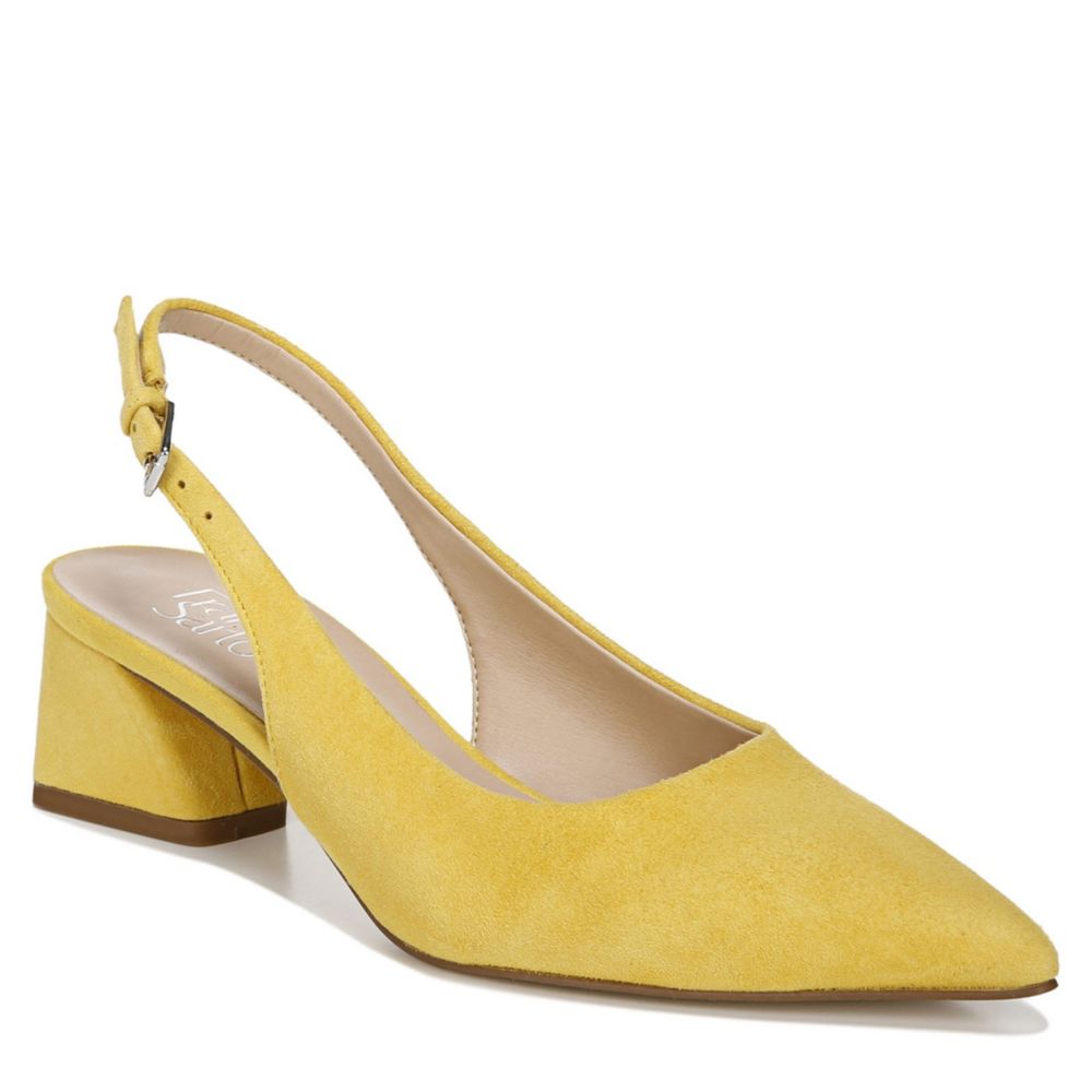 franco sarto yellow shoes