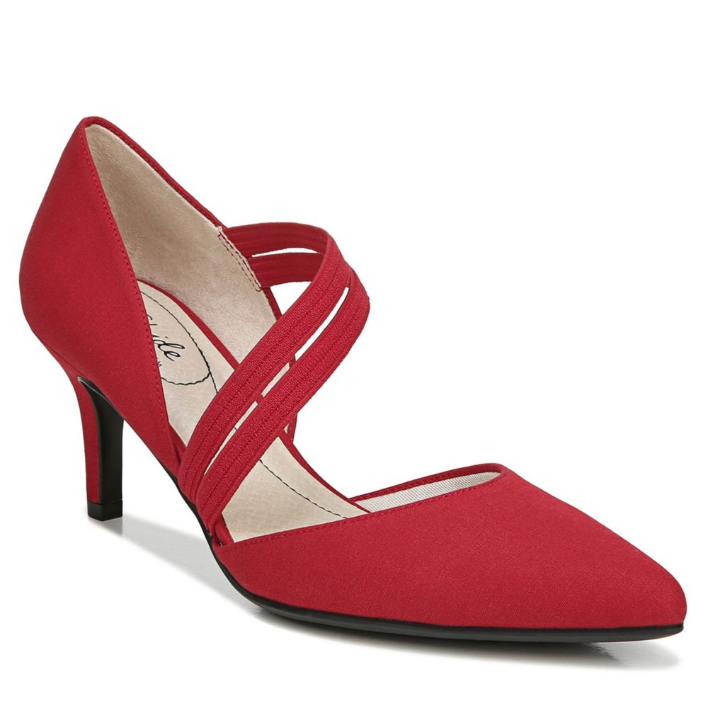 lifestride red pumps