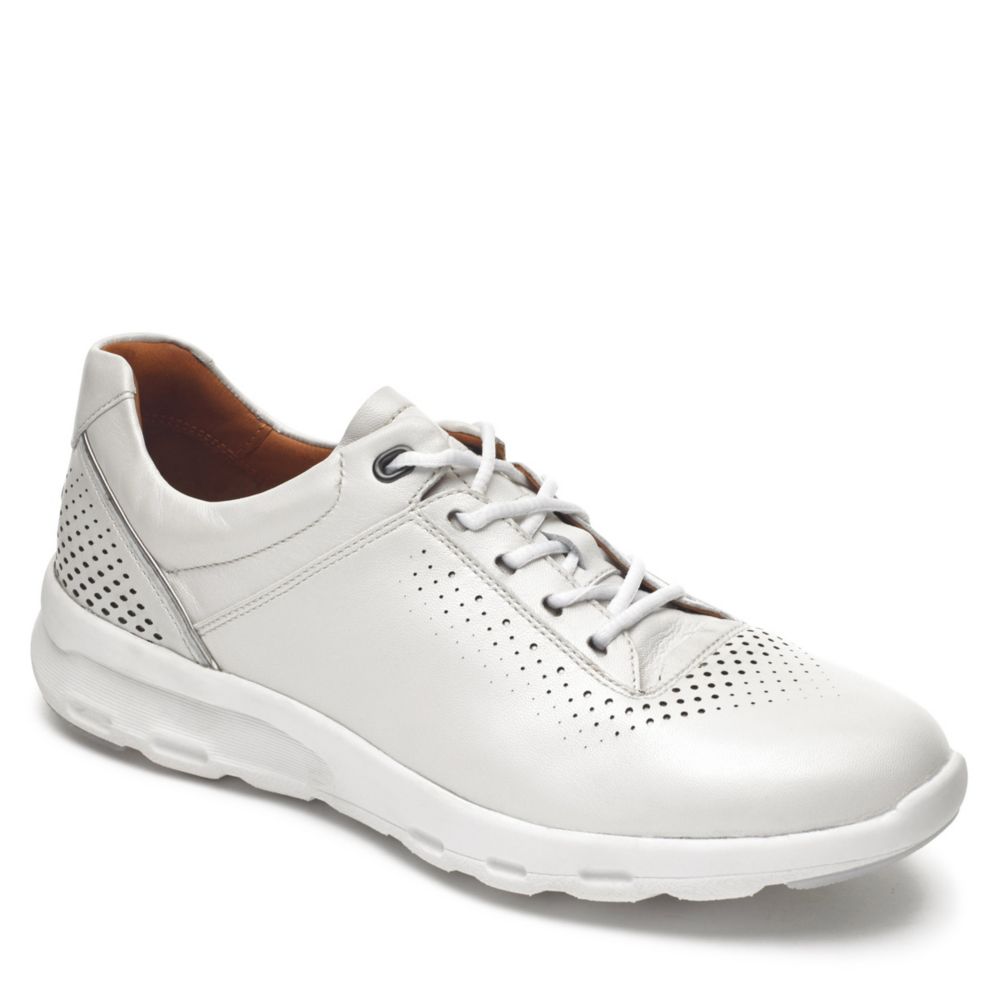 rockport white sneakers