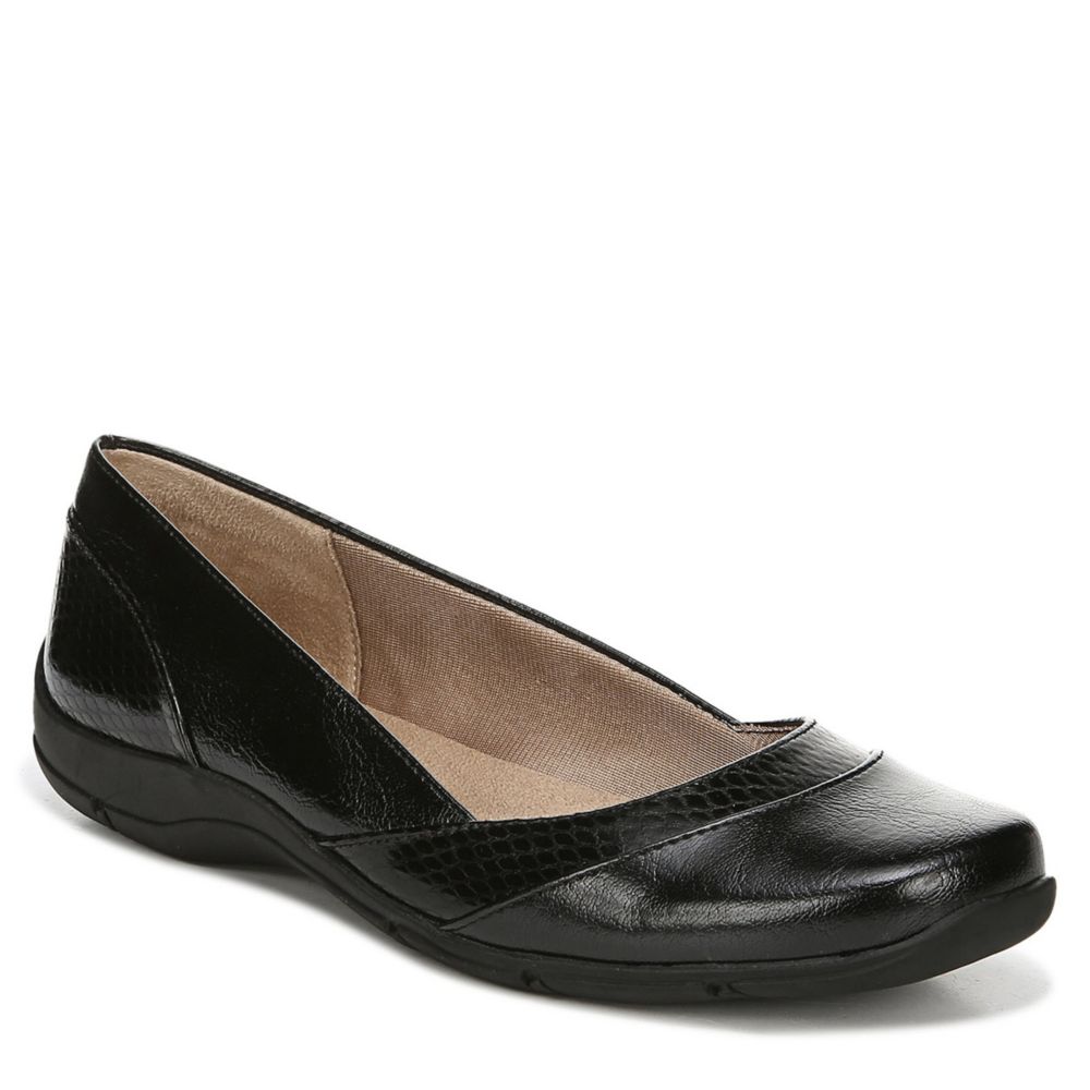 Black Lifestride Womens Deja Vu Flat | Flats | Rack Room Shoes