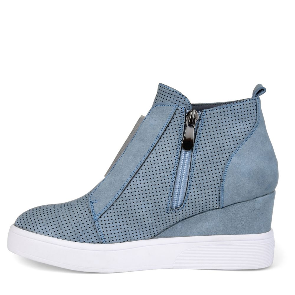 Blue Journee Collection Womens Clara Wedge Sneaker | Womens | Rack Room ...