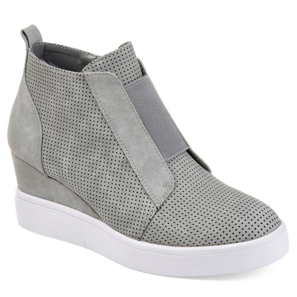 Grey sale wedge sneakers