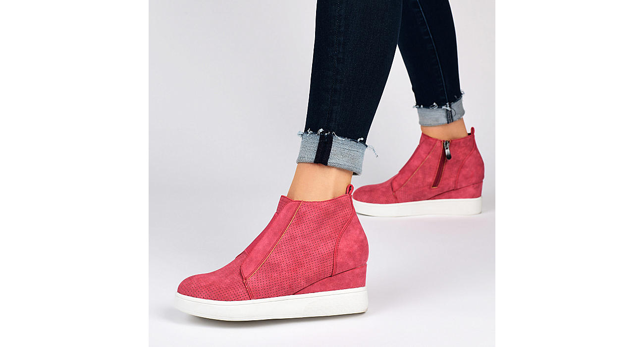 Grey Journee Collection Womens Clara Wedges Sneaker | Womens | Rack Room Shoes