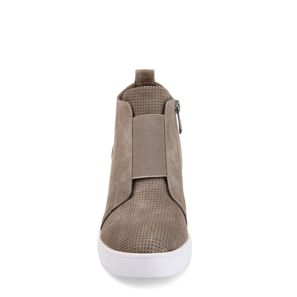 clara wedge sneaker black