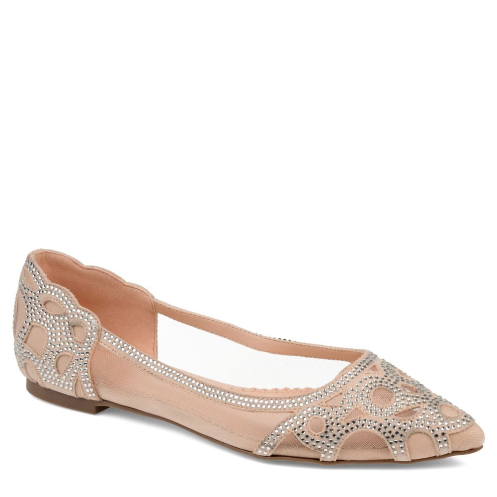 Nude Journee Collection Womens Batavia Flats | Womens | Rack Room Shoes