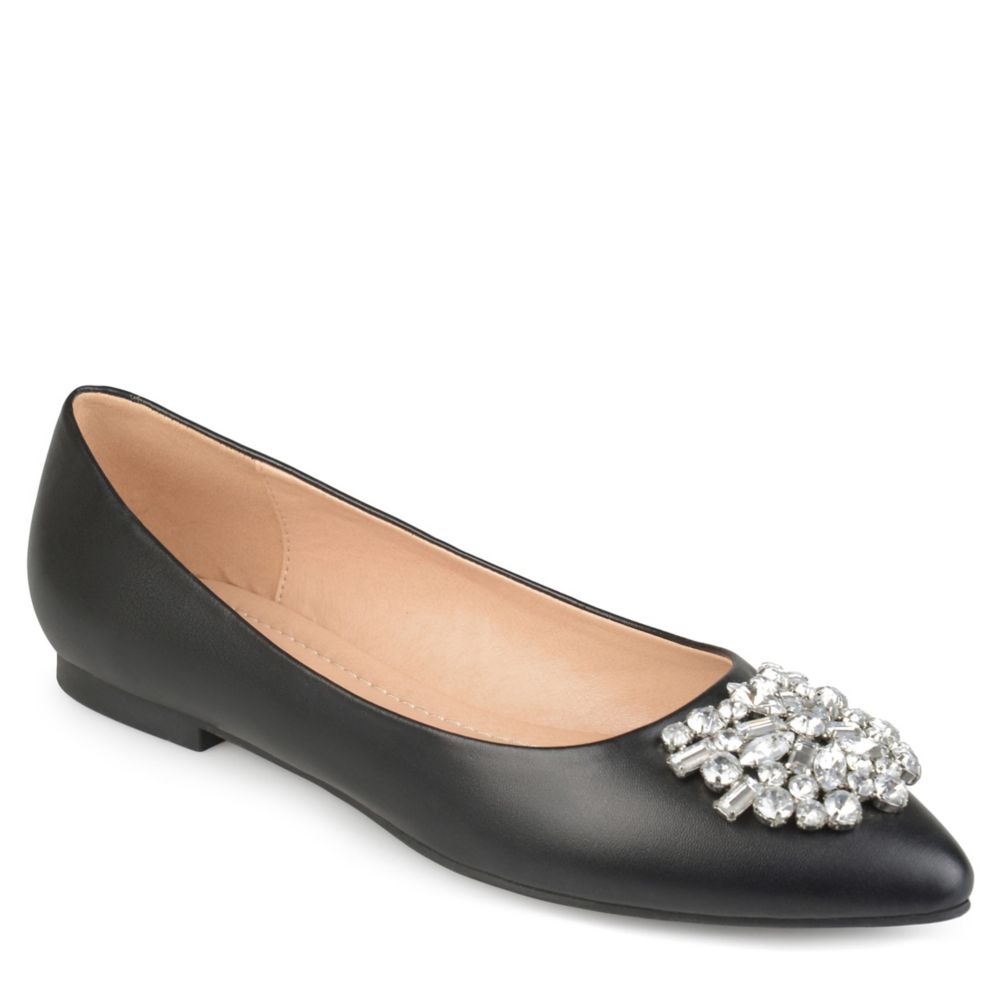 Black Journee Collection Womens Renzo Flat | Flats | Rack Room Shoes