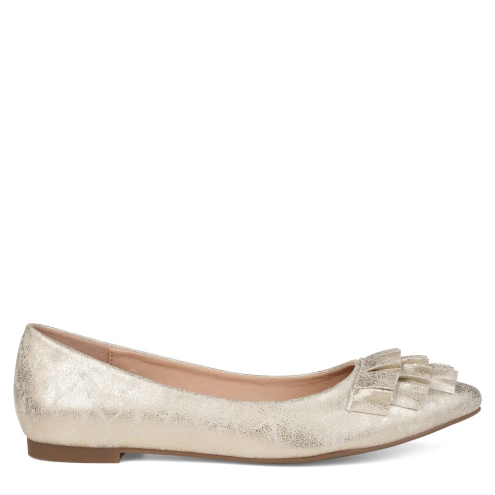 Gold Womens Judy Flat | Journee Collection | Rack Room Shoes