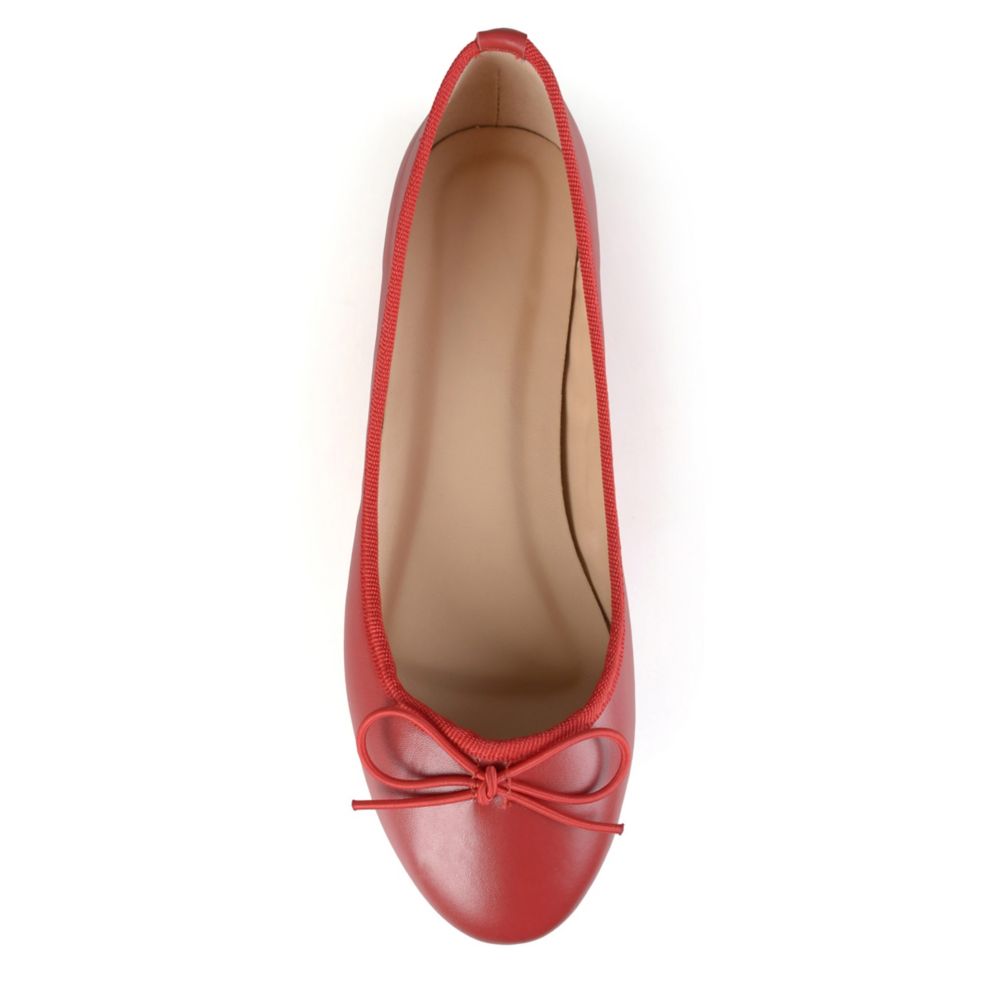 Red Journee Collection Womens Vika Flat | Rack Room Shoes