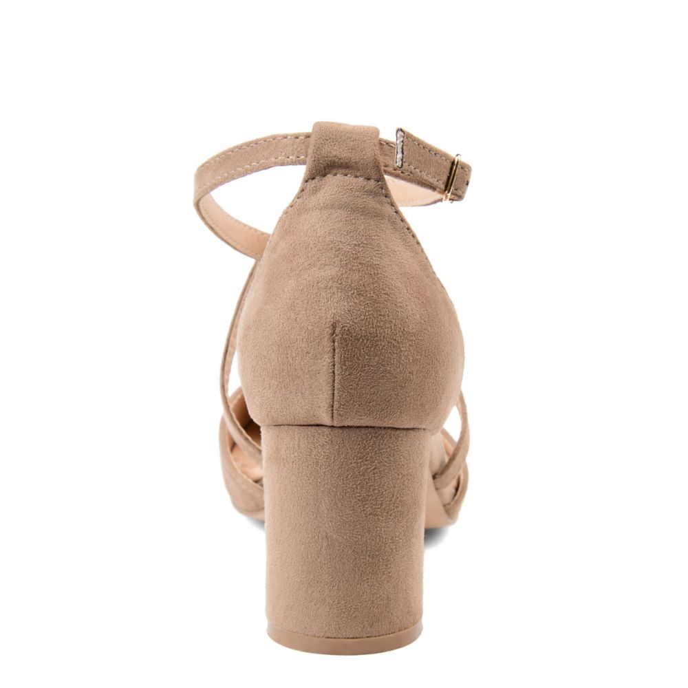 pop womens foster riding boots stacked heel buckle