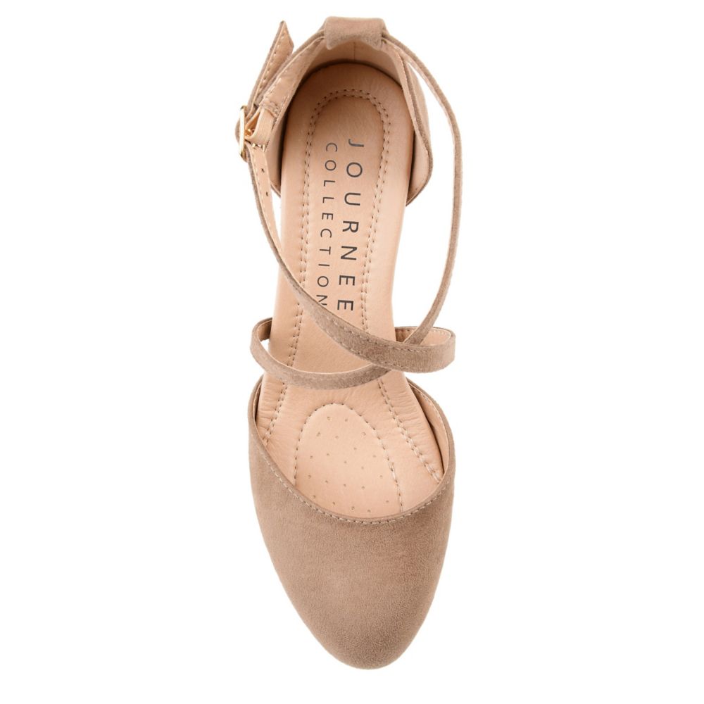 Taupe Journee Collection Womens Foster Pump Rack Room Shoes