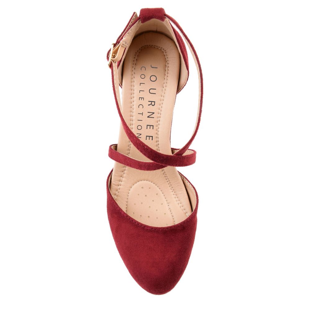 Wine Journee Collection Womens Foster Pump Rack Room Shoes