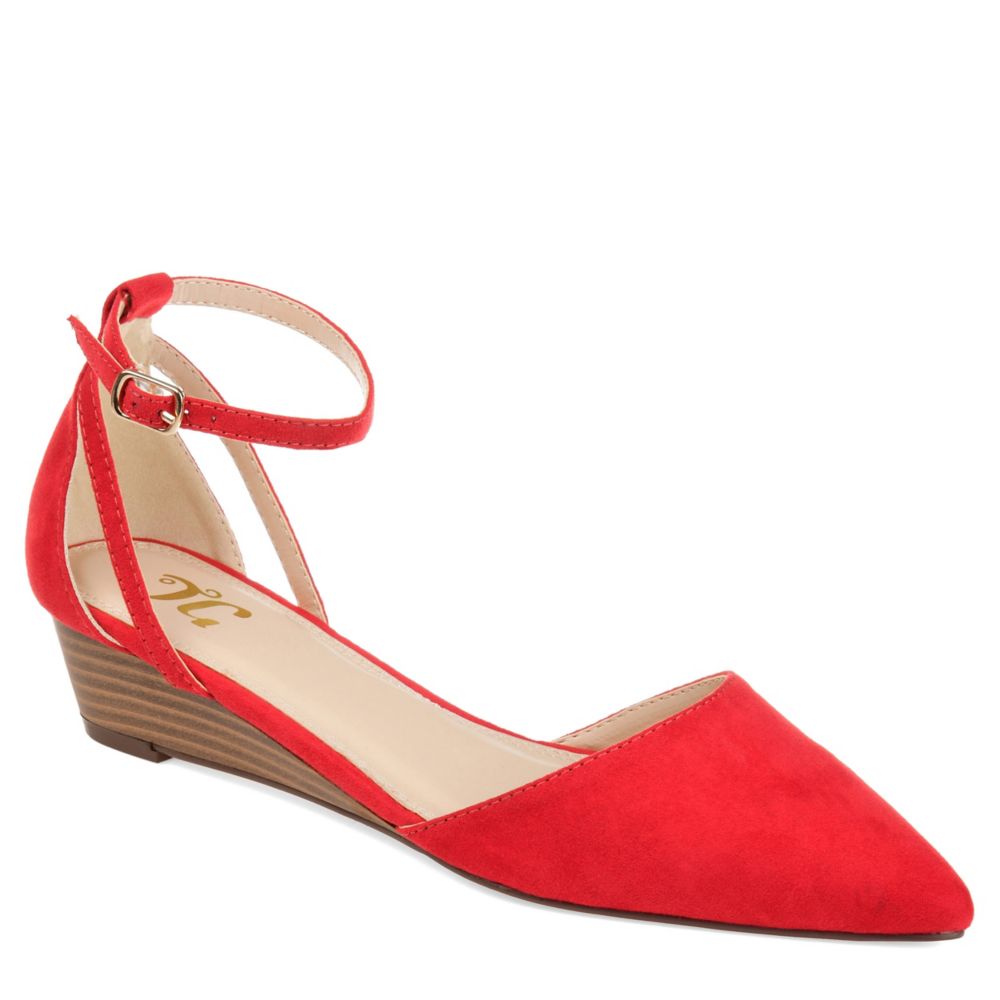 Red Womens Arkie Pump | Journee Collection | Rack Room Shoes