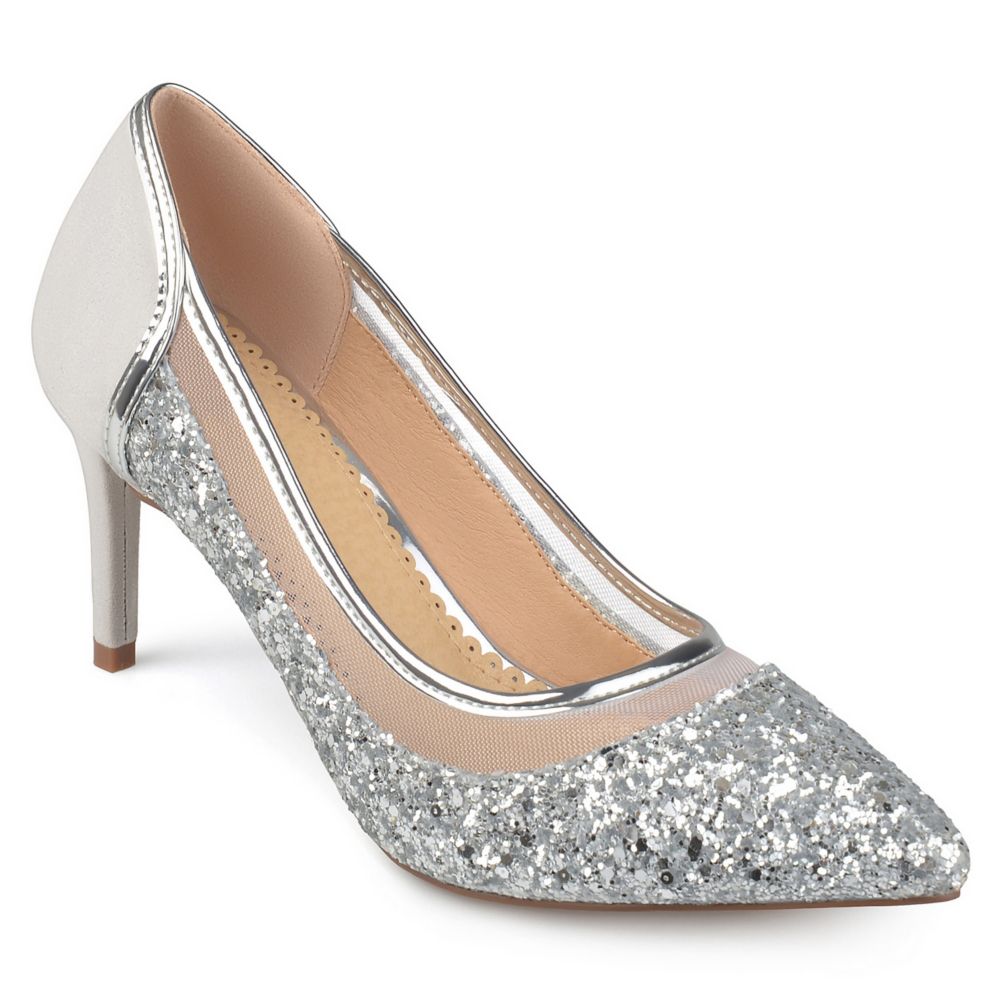Silver Womens Kalani Pump | Journee Collection | Rack Room Shoes