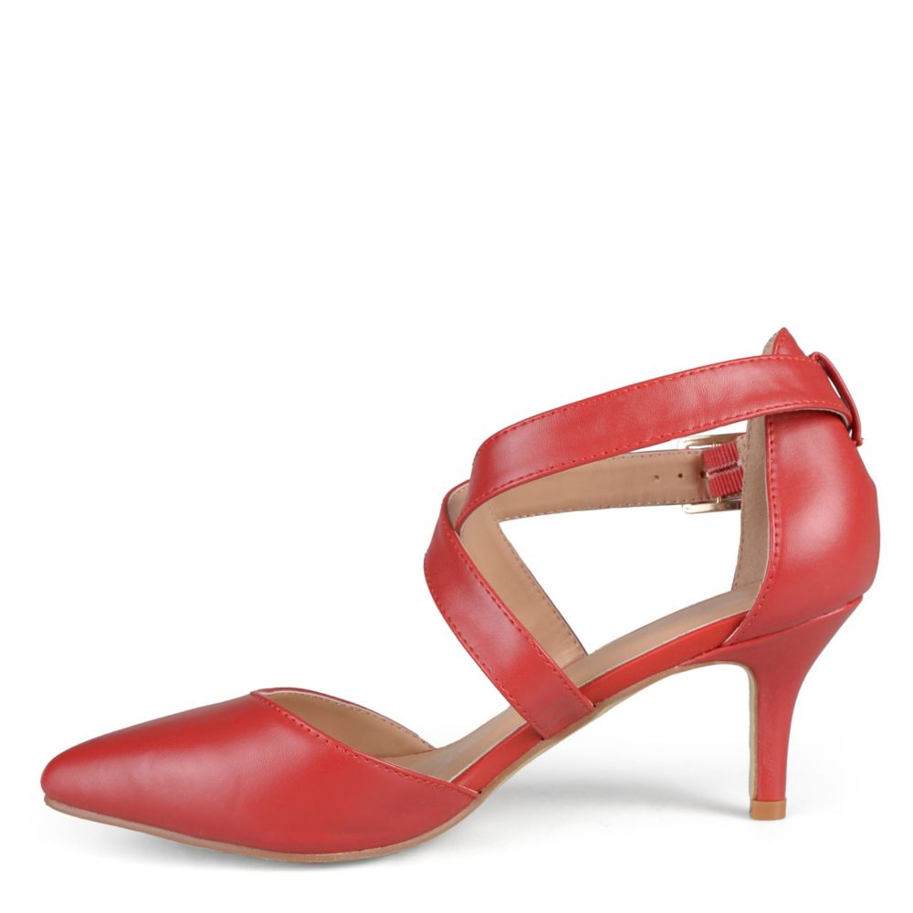 Red Womens Riva Pump Journee Collection Rack Room Shoes