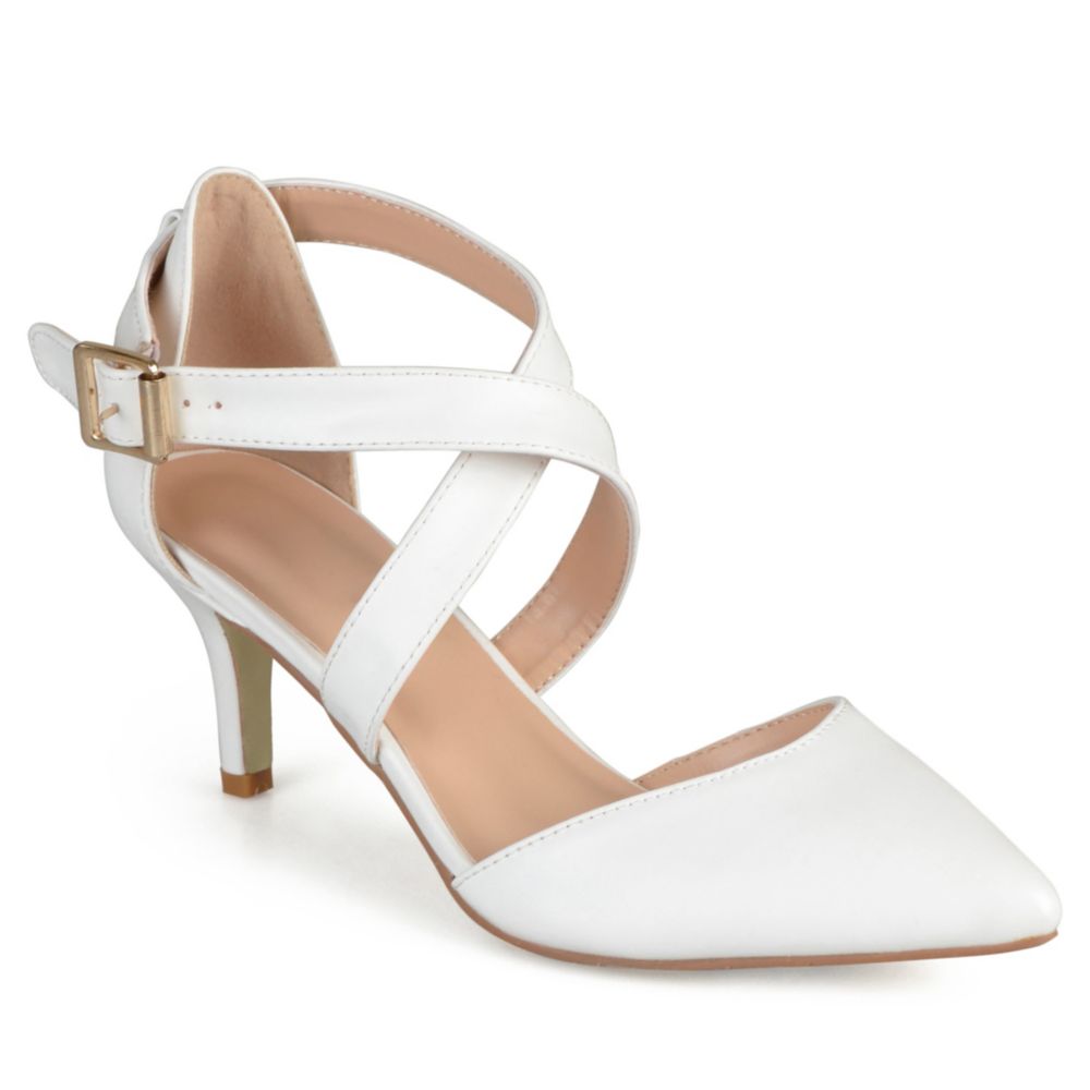 White Journee Collection Womens Riva Pump | Womens | Rack Room Shoes