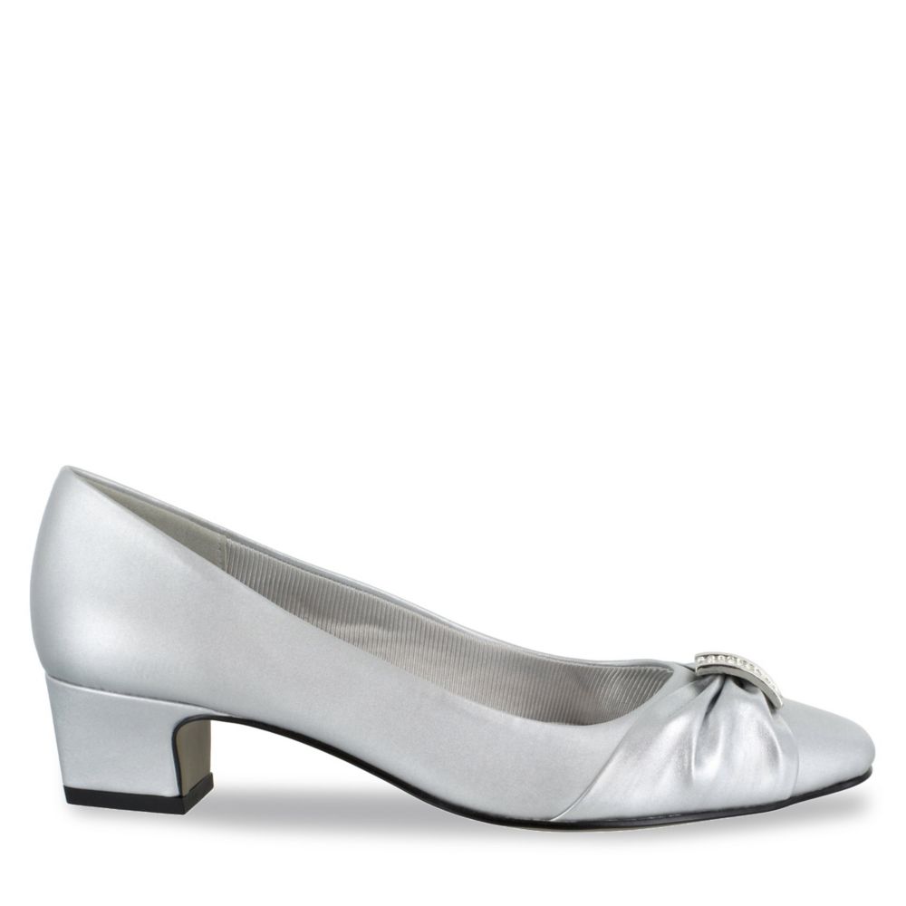 Silver Easy Street Womens Easy Street Dress Pump Eloise Rack Room Shoes