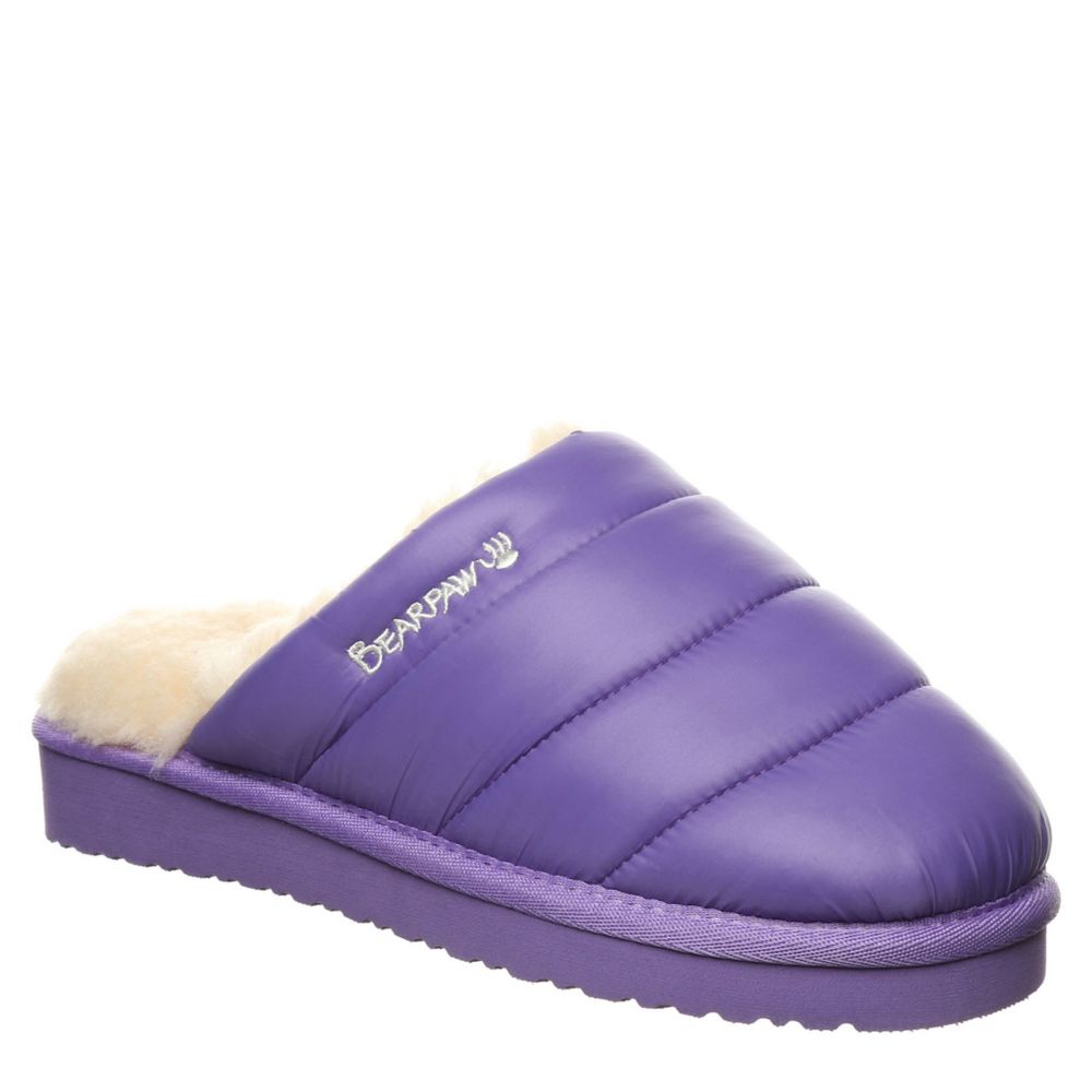 rørledning Brace Vag Purple Bearpaw Womens Puffy Slipper | Slippers | Rack Room Shoes