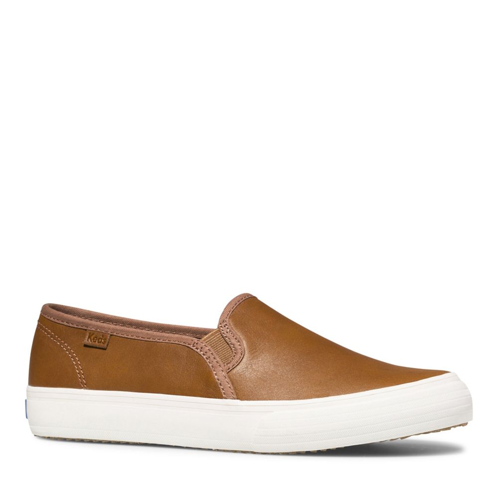 keds double decker slip on leather