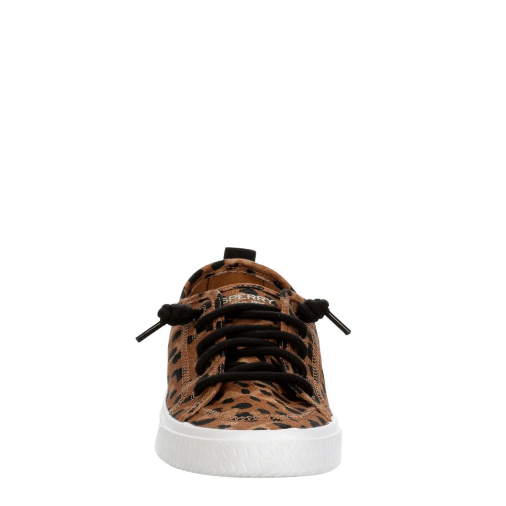 leopard sperry slip ons
