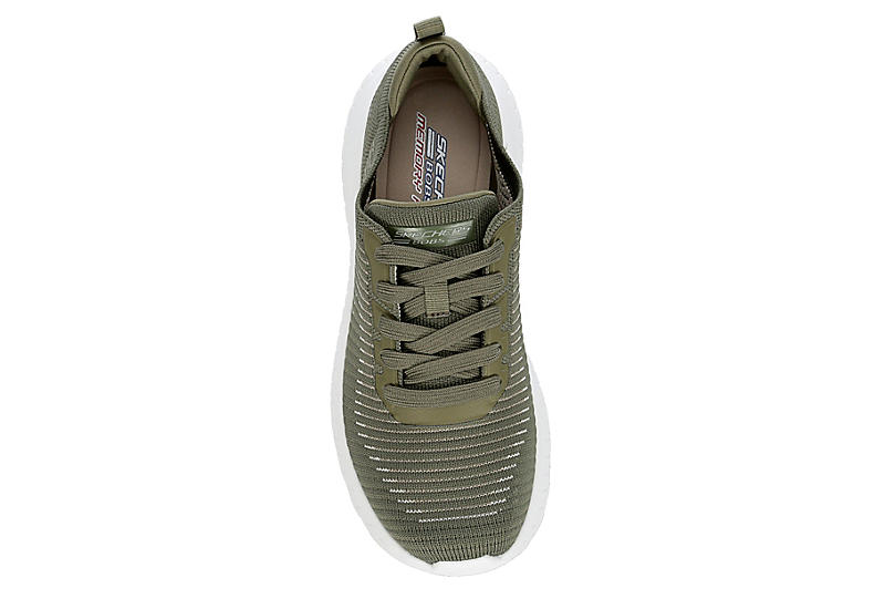Skechers Bobs Womens Squad Chaos Renegade Parade Sneaker - Olive