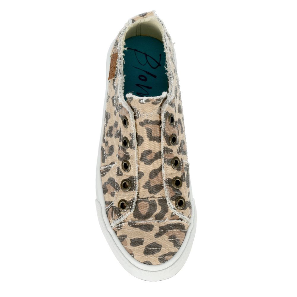 blowfish leopard slip on sneakers