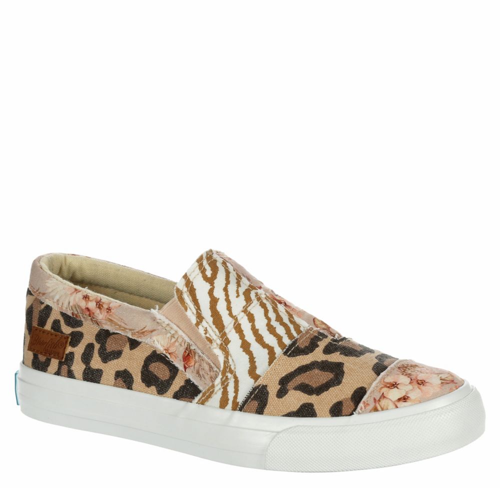 blowfish leopard print sneakers