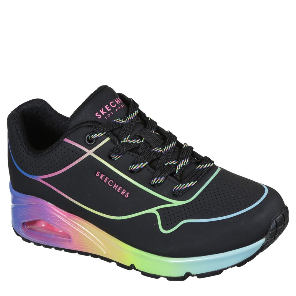 skechers rainbow tennis shoes