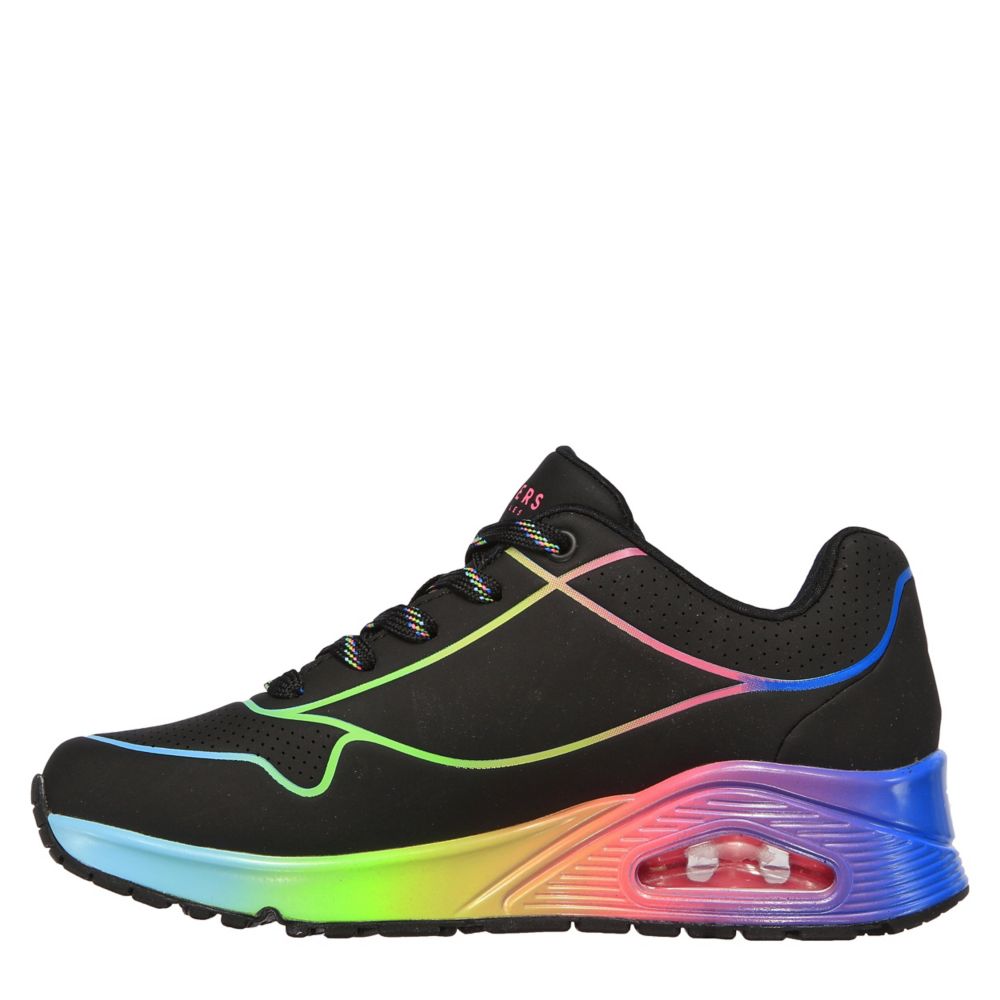 Womens on sale rainbow skechers