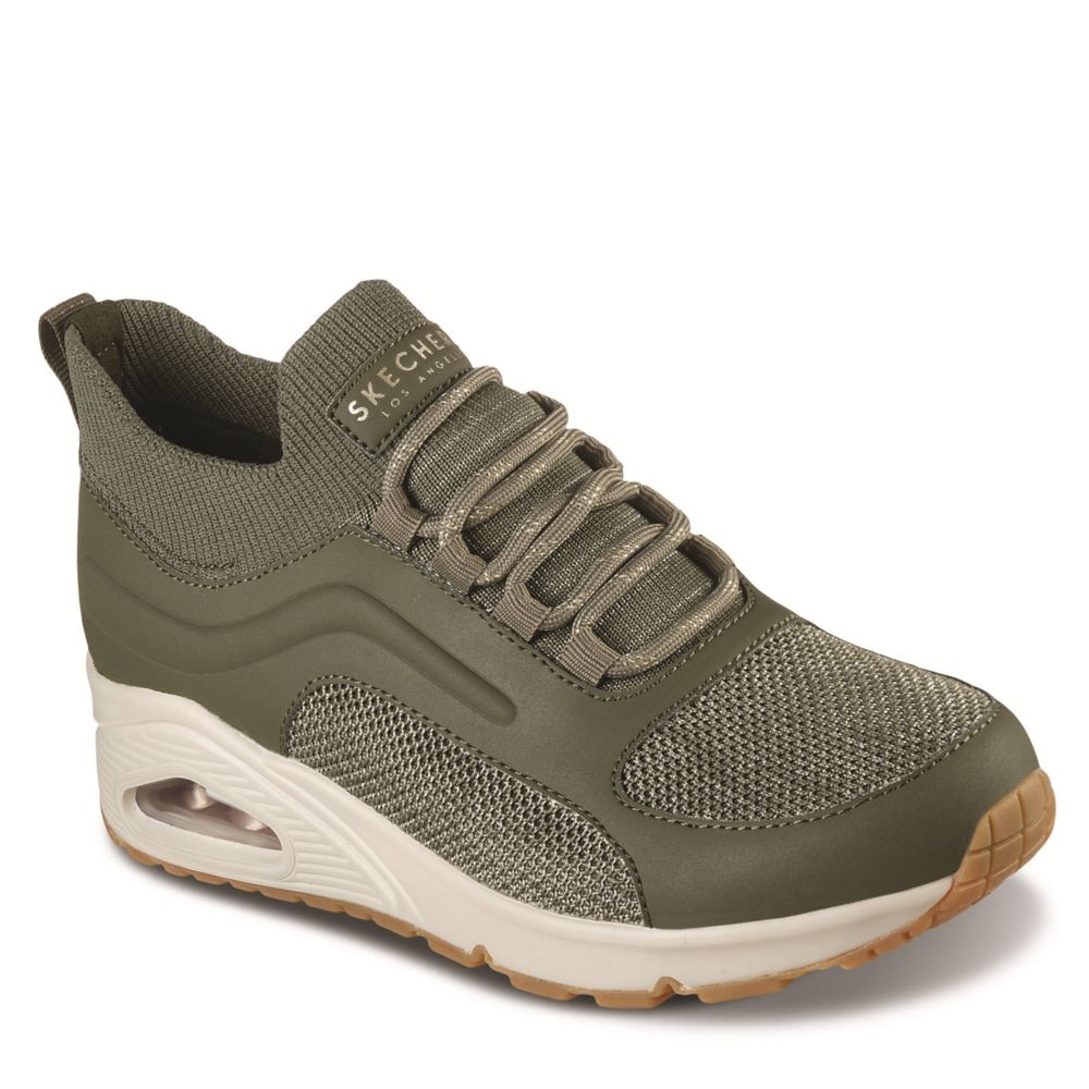 influenza ernstig anders Olive Skechers Womens Uno Catch The Light Sneaker | Womens | Rack Room Shoes