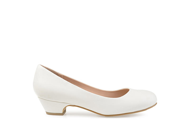 White Journee Collection Womens Saar Pump | Womens | Rack Room Shoes